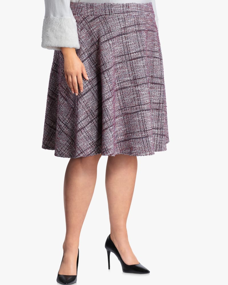 Front of plus size Harebell A-Line Circle Skirt by Molly&Isadora | Dia&Co | dia_product_style_image_id:117356
